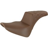 SADDLEMEN 2-UP STEP-UP LS PASSENGER BROWN SEAT HARLEY SOFTAIL 2018-2021