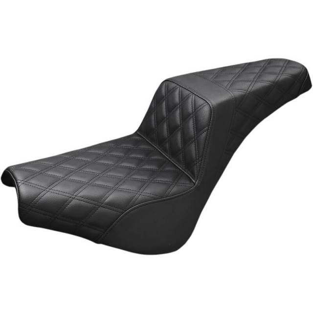 SADDLEMEN 2-UP STEP-UP LS BLACK SEAT HARLEY SOFTAIL STREET BOB 2018-2021