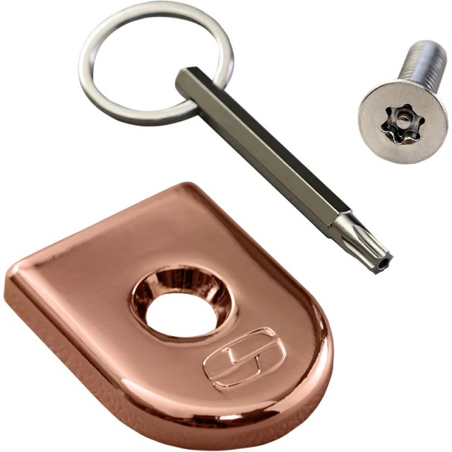 VITE SICUREZZA SADDLEMEN ORO ROSA PER BLOCCAGGIO SELLE HARLEY DAVIDSON - KIT