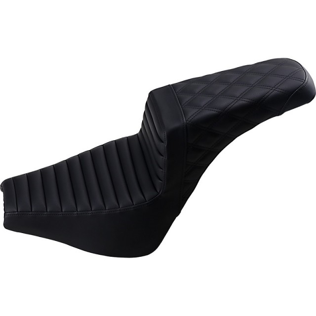 SADDLEMEN 2-UP STEP-UP TR DRIVER LS PASSENGER BLACK SEAT SOFTAIL STREET BOB 18-21