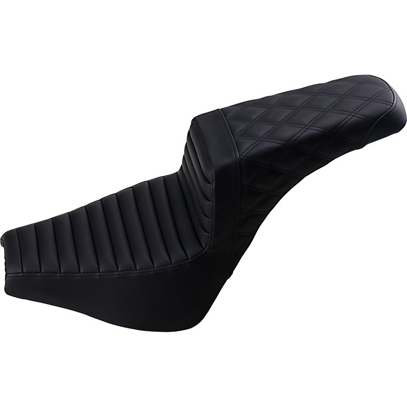 SADDLEMEN 2-UP STEP-UP TR DRIVER LS PASSENGER BLACK SEAT SOFTAIL STREET BOB 18-21