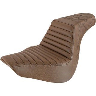 SADDLEMEN 2-UP STEP-UP TR DRIVER LS PASSENGER BROWN SEAT SOFTAIL FAT BOY 18-21