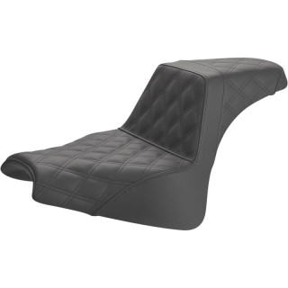 SADDLEMEN 2-UP STEP-UP LS BLACK SEAT HARLEY SOFTAIL FAT BOB 2018-2021