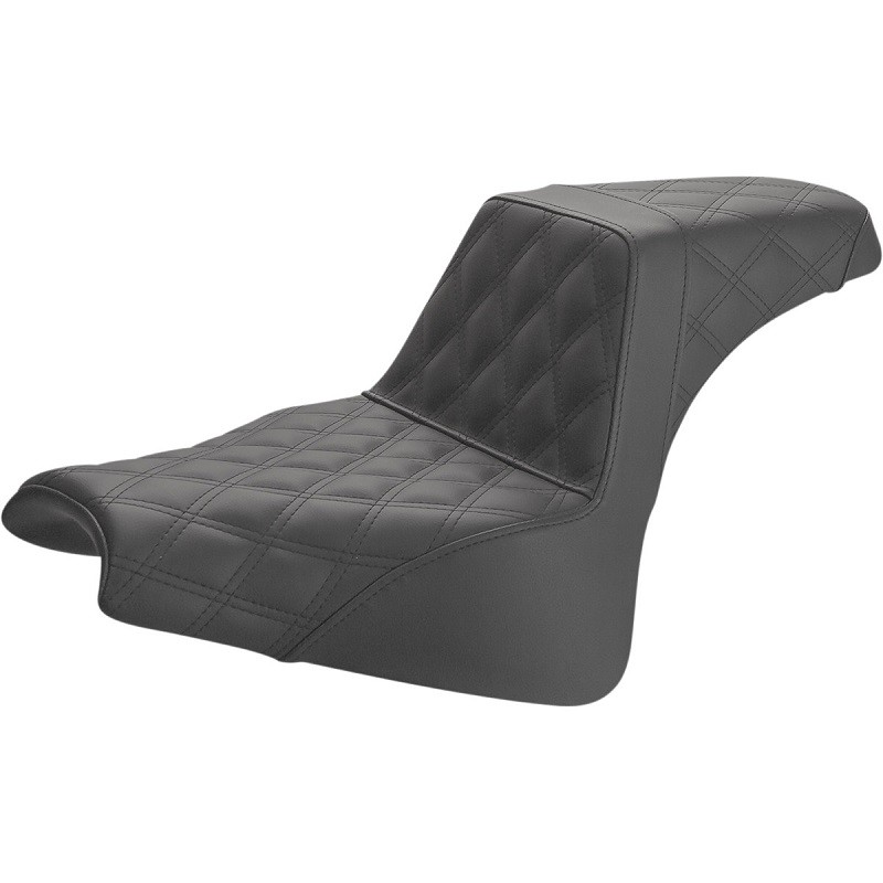 SADDLEMEN 2-UP STEP-UP LS BLACK SEAT HARLEY SOFTAIL FAT BOB 2018-2021