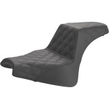 SADDLEMEN 2-UP STEP-UP LS BLACK SEAT HARLEY SOFTAIL FAT BOB 2018-2021
