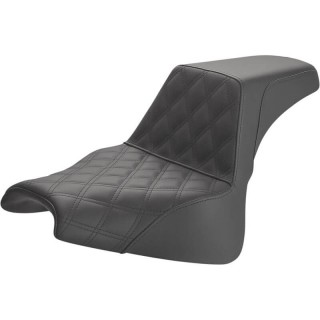 SADDLEMEN 2-UP STEP-UP LS DRIVER BLACK SEAT HARLEY SOFTAIL FAT BOB 2018-2021