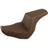 SADDLEMEN 2-UP STEP-UP LS DRIVER BROWN SEAT SPORT GLIDE-LOW RIDER 2018-2021
