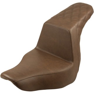 SADDLEMEN 2-UP STEP-UP LS PASSENGER BROWN SEAT SPORT GLIDE-LOW RIDER 2018-2021