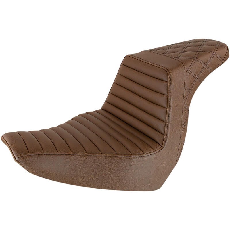SADDLEMEN 2-UP STEP-UP TR-LS BROWN SEAT SPORT GLIDE-LOW RIDER 2018-2021