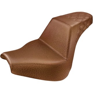 SADDLEMEN 2-UP STEP-UP LS PASSENGER BROWN SEAT HARLEY SOFTAIL BREAKOUT 2018-2021