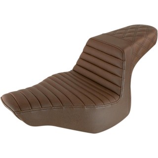 SADDLEMEN 2-UP STEP-UP TR DRIVER LS PASSENGER BROWN SEAT BREAKOUT 13-17