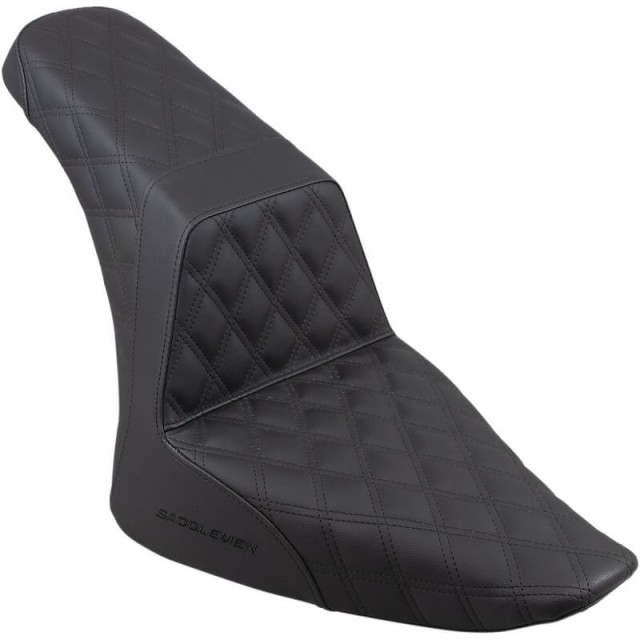 SADDLEMEN 2-UP STEP-UP LS BLACK SEAT HARLEY SOFTAIL SLIM-BLACKLINE 2011-2017