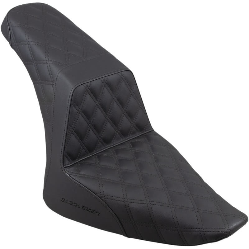 SADDLEMEN 2-UP STEP-UP LS BLACK SEAT HARLEY SOFTAIL SLIM-BLACKLINE 2011-2017