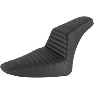 SADDLEMEN 2-UP STEP-UP TR-LS BROWN SEAT HARLEY SOFTAIL SLIM-BLACKLINE 2011-2017