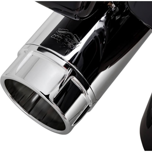 TERMINALI VANCE HINES TORQUER 450 SLIP-ON CROMATI HARLEY TOURING 2017-2021 - PARTICOLARE