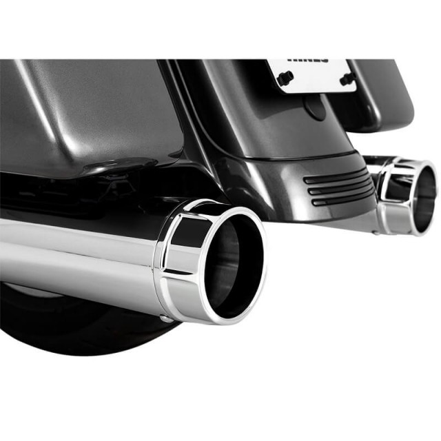 TERMINALI VANCE HINES TORQUER 450 SLIP-ON CROMATI HARLEY TOURING 1995-2016 - FONDELLI