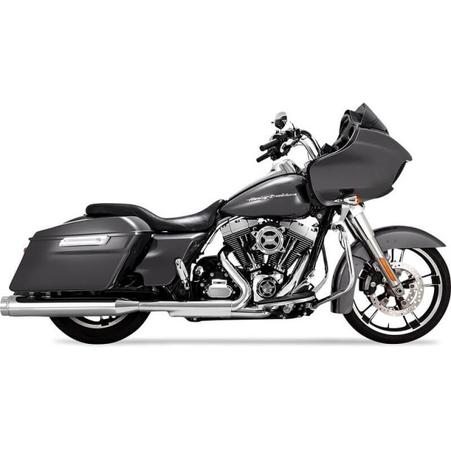 TERMINALI VANCE HINES TORQUER 450 SLIP-ON CROMATI HARLEY TOURING 1995-2016 - LATO