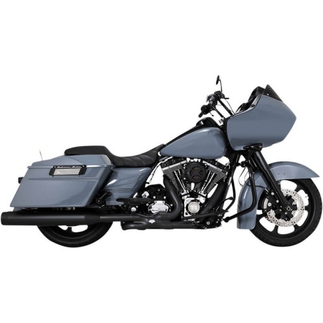 TERMINALI VANCE HINES TORQUER 450 SLIP-ON NERI HARLEY TOURING 1995-2016 - LATO