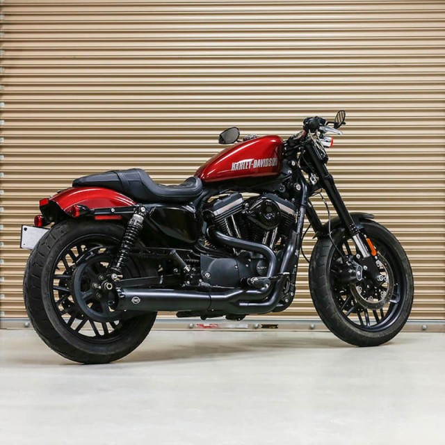 S&S SUPERSTREET 2-IN-1 BLACK EXHAUST SYSTEM HARLEY SPORTSTER XL 2014-2020 - MOTORCYCLE