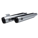 S&S GRAND NATIONAL SLIP-ON CHROME MUFFLERS HARLEY DAVIDSON DYNA 2008-2017 - MUFFLERS