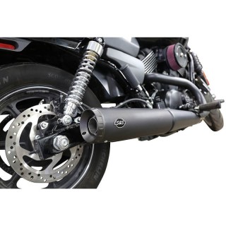 TERMINALE S&S GRAND NATIONAL SLIP-ON 4" NERO HARLEY DAVIDSON STREET 2015-2020