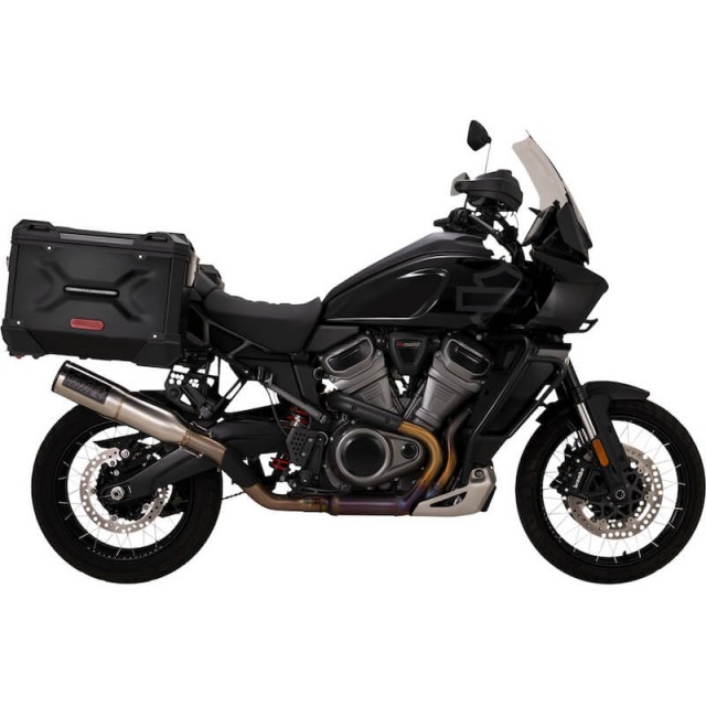 TERMINALE VANCE HINES ADVENTURE HI-OUTPUT 450 SLIP-ON PER HARLEY PAN AMERICA - BORSE LATERALI