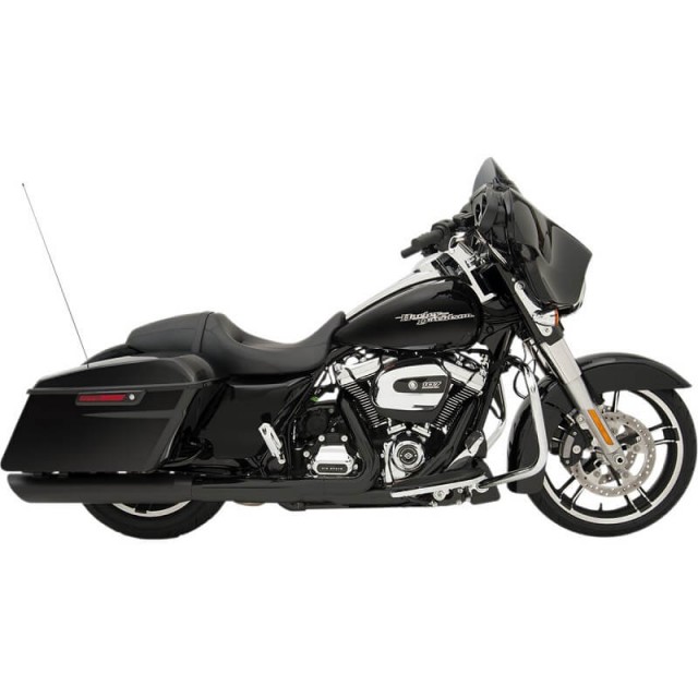 TERMINALI DRAG SPECIALITIES SLASHDOWN SLIP-ON NERI 4" HARLEY TOURING 17-20 - LATO