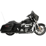 TERMINALI DRAG SPECIALITIES SLASHDOWN SLIP-ON NERI 4" HARLEY TOURING 17-20 - LATO
