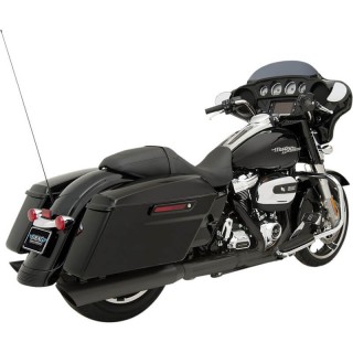 TERMINALI DRAG SPECIALITIES SLASHDOWN SLIP-ON NERI 4" HARLEY TOURING 17-20
