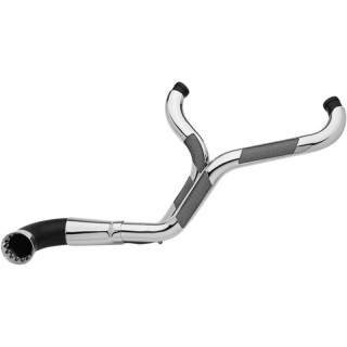 SCARICO TRASK PERFORMANCE NASTY BASTARD 2-IN-1 CROMO-NERO HARLEY TOURING 17-20