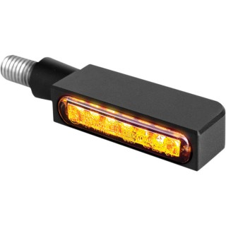 HEINZ BIKES BLOKK-LINE LED BLACK TURN SIGNALS FOR HARLEY DAVIDSON 96-21