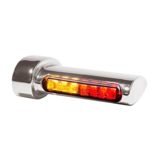 FRECCE LED POSTERIORI HEINZ BIKES WINGLETS 3IN1 CROMATE HARLEY LIVEWIRE 2021-2022