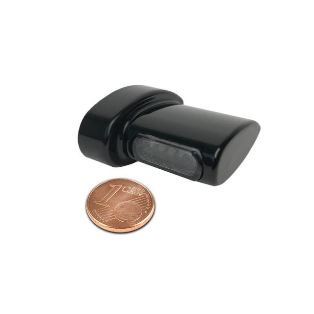 HEINZ BIKES BLACK REAR LED TURN SIGNALS WINGLETS MICRO HARLEY LIVEWIRE 2021-2022 - CENTS