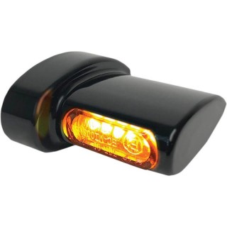HEINZ BIKES BLACK REAR LED TURN SIGNALS WINGLETS MICRO HARLEY LIVEWIRE 2021-2022