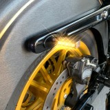 HEINZ BIKES BLOKK-LINE LED BLACK TURN SIGNALS FOR HARLEY DAVIDSON LIVEWIRE 21-22 - ON