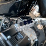 HEINZ BIKES BLOKK-LINE LED CHROME TURN SIGNALS FOR HARLEY DAVIDSON LIVEWIRE 21-22 - INSTALLED