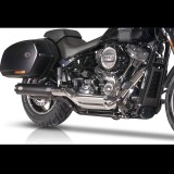 V-PERFORMANCE SLIP-ON EURO 5 BLACK MUFFLER FOR HARLEY DAVIDSON SPORT GLIDE 21-22 - FRONT