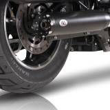 V-PERFORMANCE SLIP-ON EURO 5 CHROME MUFFLERS WITH REVOLVER END CAP FOR HARLEY TOURING 21-22