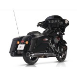 V-PERFORMANCE SLIP-ON EURO 5 BLACK MUFFLERS WITH DOUBLE RING END CAP FOR HARLEY TOURING 21-22