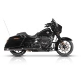V-PERFORMANCE SLIP-ON EURO 5 BLACK MUFFLERS WITH DOUBLE RING END CAP FOR HARLEY TOURING 21-22 - SIDE 2