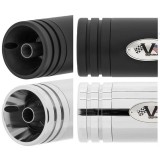 V-PERFORMANCE SLIP-ON EURO 5 BLACK MUFFLERS DOUBLE RING HARLEY SOFTAIL 21-22