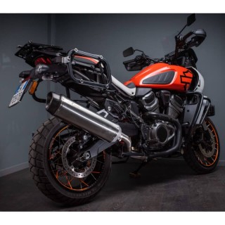 TERMINALE EXHAUST REVOLUTION SLIP-ON INOX OMOLOGATO HARLEY PAN AMERICA 21-22 - MOTO