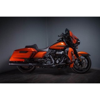 EXHAUST REVOLUTION SLIP-ON BLACK CERTIFIED MUFFLERS HARLEY TOURING 21-22