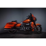 EXHAUST REVOLUTION SLIP-ON BLACK CERTIFIED MUFFLERS HARLEY TOURING 21-22