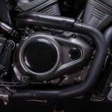 COLLETTORE EXHAUST REVOLUTION 2 IN 1 NERO SENZA CATALIZZATORE HARLEY PAN AMERICA DAL 2021 - PARTICOLARE