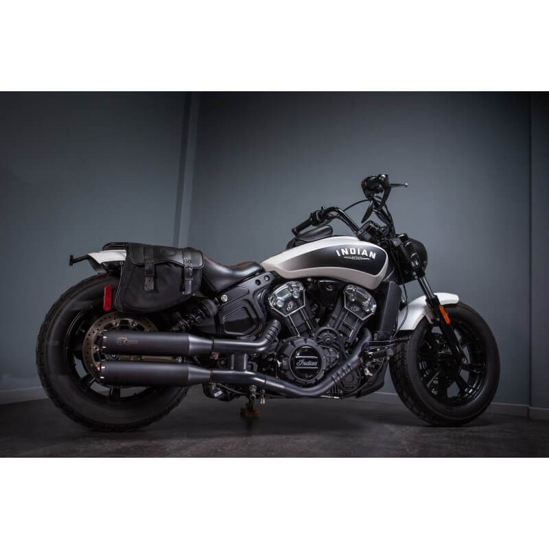 ER EXHAUST SLIP-ON BLACK CERTIFIED MUFFLERS INDIAN SCOUT FROM 2021