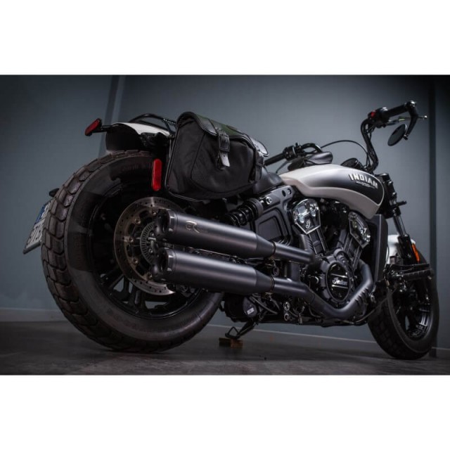 TERMINALE ER EXHAUST SLIP-ON NERO OMOLOGATO INDIAN SCOUT DAL 2021 - RETRO