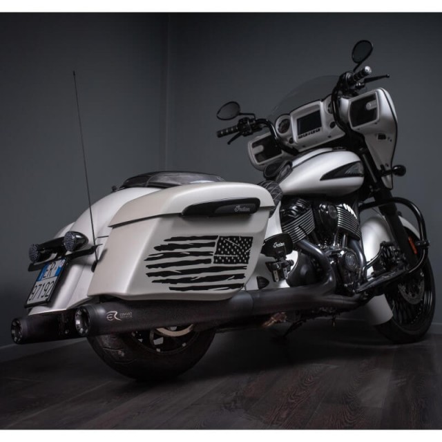 ER EXHAUST SLIP-ON BLACK CERTIFIED MUFFLERS INDIAN ROADMASTER FROM 2021