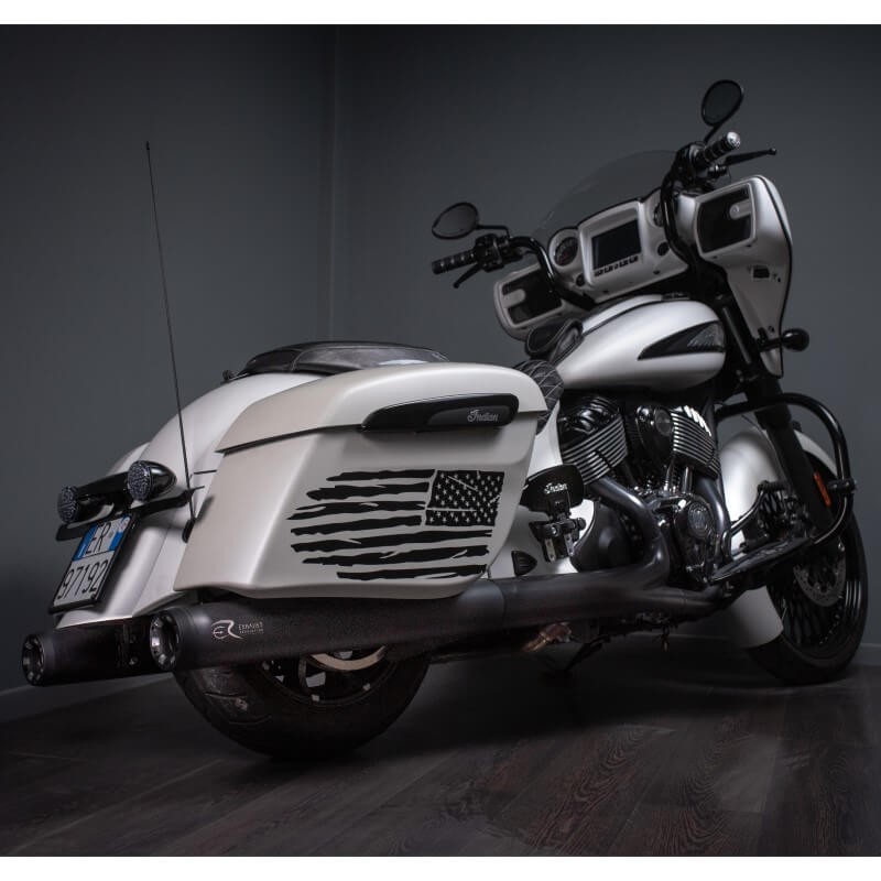 ER EXHAUST SLIP-ON BLACK CERTIFIED MUFFLERS INDIAN ROADMASTER FROM 2021