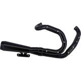 TRASK PERFORMANCE ASSAULT 2-IN-1 BLACK EXHAUST HARLEY V-ROD 2007-2016